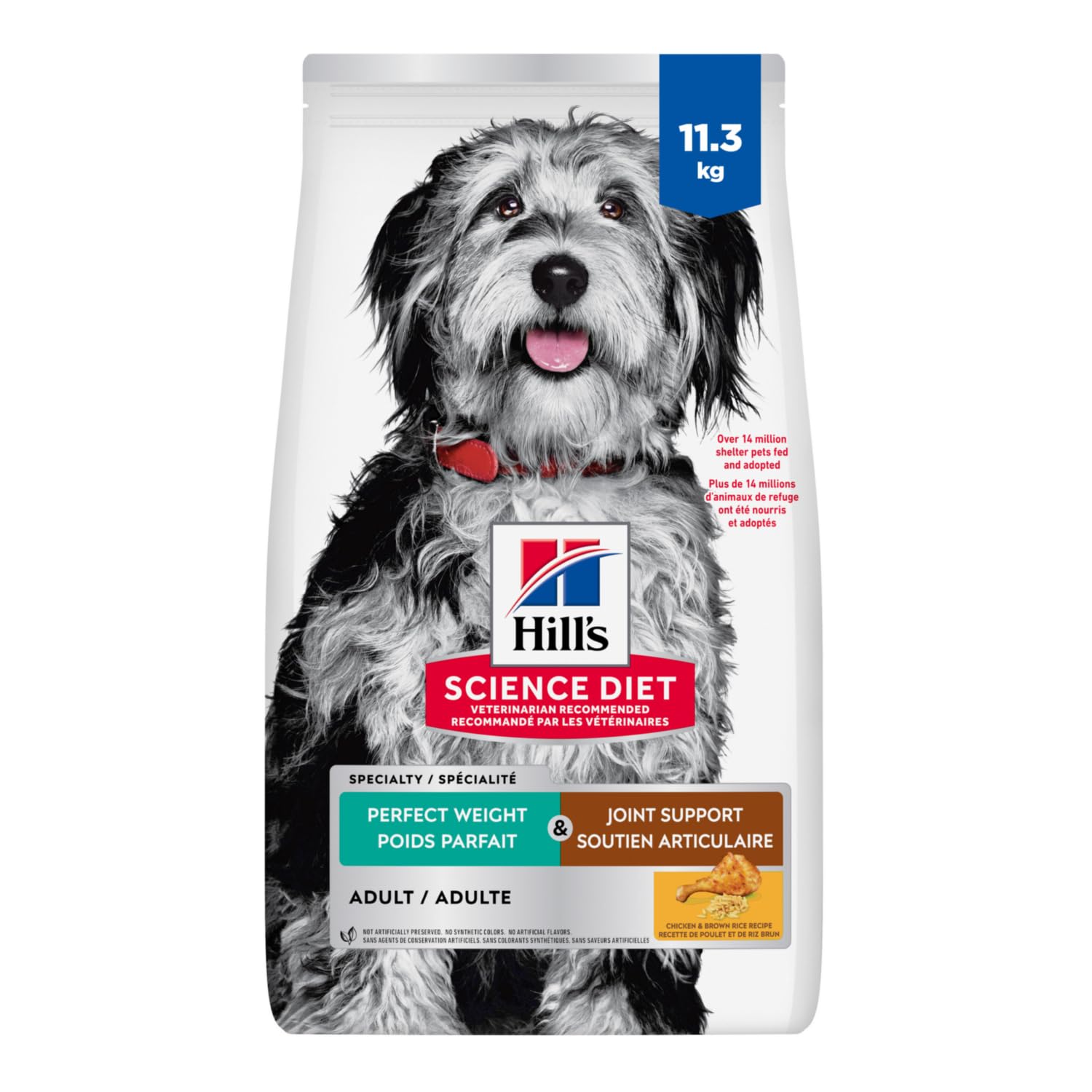 Hill's Science Diet Adult Perfect Weight & Joint Support Chicken Recipe Dry Dog Food 11.34 kg Bag 🍁 All In One Marketplace Canada
