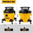 DEWALT DXV06P 4 Peak HP Shop Vacuums, 6 Gallon Poly Wet/Dry Vac, Heavy-Duty Shop Vacuum with Blower Function Yellow+Black 🍁 All In One Marketplace Canada