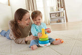 Fisher-Price Baby’s First Blocks & Rock-a-Stack Toy Set, Bucket of 10 Shapes & Ring Stacking Activity for Developmental Play Ages 6+ Months 🍁 All In One Marketplace Canada