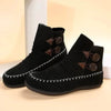 Button Design Ankle Boots For Women Autumn And Winter