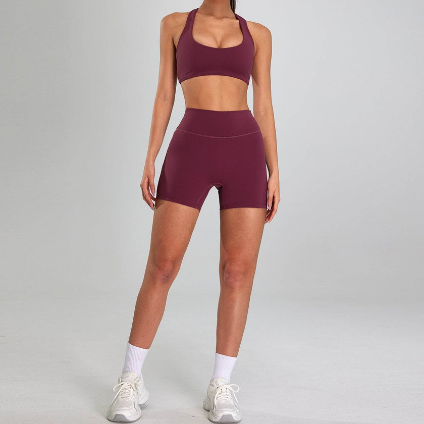 Stylish Fashion Gym clothes for women Crop workout top and Short Pant