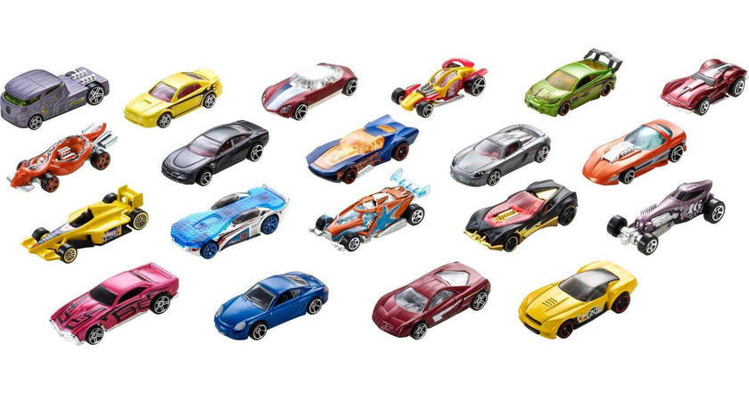 Hot Wheels Toy Cars & Trucks 20-Pack, Set of 20 1:64 Scale Vehicles for Play or Display, Instant Collection (Styles May Vary) 🍁 All In One Marketplace Canada