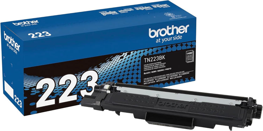 Brother TN223 Black Toner Cartridge, Standard Yield
