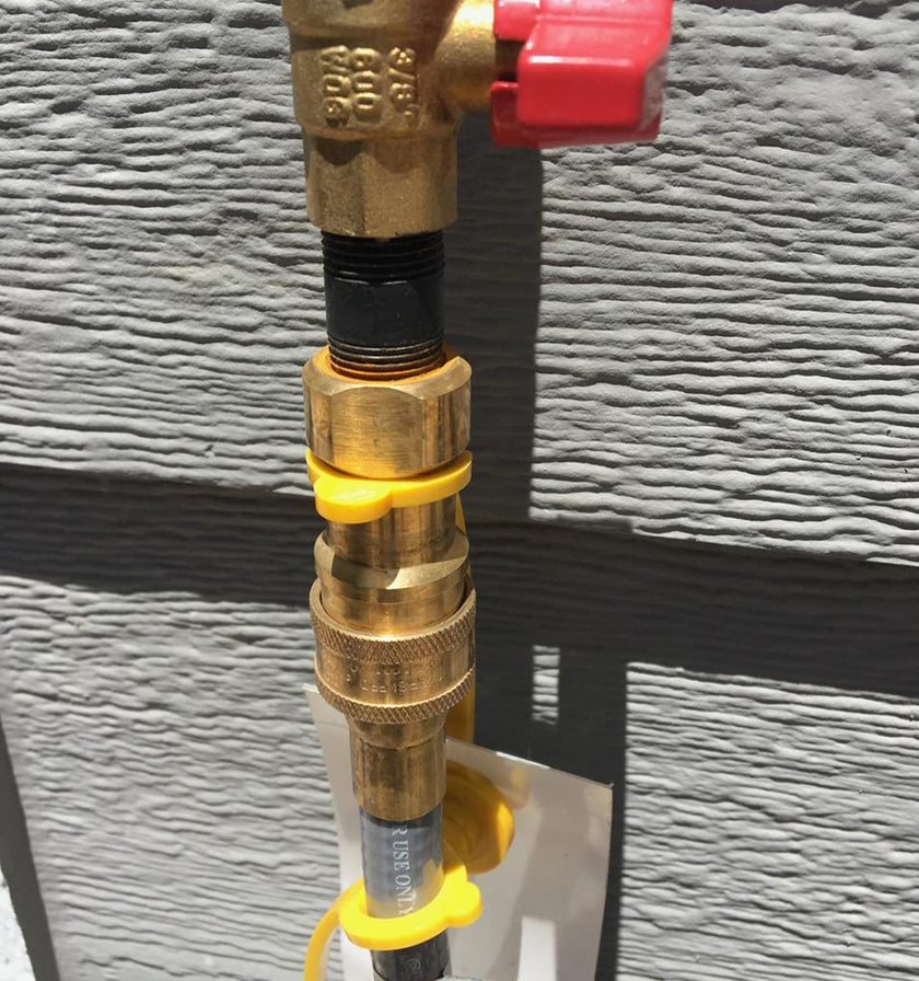 CALPOSE 15 Feet 3/8 inch ID Natural Gas Grill Hose with Quick Connect Fittings, Natural Gas Line for Grill, Pizza Oven, Heater and More Low Pressure Appliance 🍁 All In One Marketplace Canada