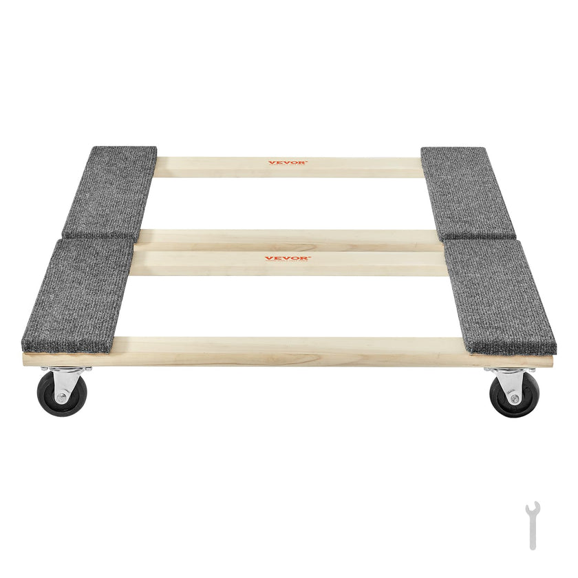 VEVOR Furniture Dolly, 1000 lbs Each Load Capacity, 2 Packs, 18