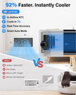 Hisummer Register Booster Fan for 4