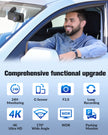 Dash Camera for Cars, 4K Dash Cam Front and Rear, Triple Car Camera with 32GB Card,Built-in IR Night Vision,2.0'' IPS Screen,170°Wide Angle,WDR,HDR,G-Sensor,24H Parking Mode, Loop Recording 🍁 All In One Marketplace Canada