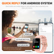 Smart Watch for Women Men - Answer/Make Call, Fitness Tracker Smartwatch for Android iPhone Compatible, Sleep Female Cycle, 120+ Sports Modes Step Counter (Classic, Pink, 1.83) 🍁 All In One Marketplace Canada