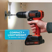 BLACK+DECKER 20V MAX* Cordless Drill, Cordless (BCD702C1) 🍁 All In One Marketplace Canada