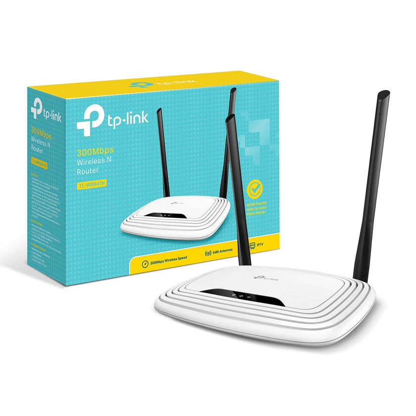 TP-Link N300 WiFi Router (TL-WR841N) - 2 x 5dBi High Power Antennas, Supports Access Point, WISP, Up to 300Mbps 🍁 All In One Marketplace Canada
