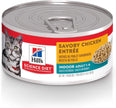 Hill's Science Diet Adult Indoor Canned Cat Food, Savory Chicken Entrée, 5.5 oz, 24 Pack Wet cat Food 🍁 All In One Marketplace Canada