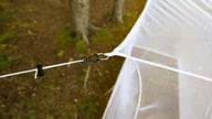 Coghlan's Rectangular Mosquito Net – Lightweight Mesh Canopy for Camping, Travel, and Outdoor Use – Includes Tie Loops, Carry Bag, Twine, Hooks, Anchors, Nails – White, 78