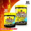 MAMMOTH PUMP – Pre Workout Powder, Superior Muscle Pumps, Increase Strength & Endurance, Explosive Power & Energy Supplement, Heightened Focus, Quick Recovery, Reduced Soreness (30 Serves, Blue Raspberry) 🍁 All In One Marketplace Canada