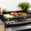 BBQ Future Universal Cast Iron Griddle for Gas Grill with Spatula Set, 23