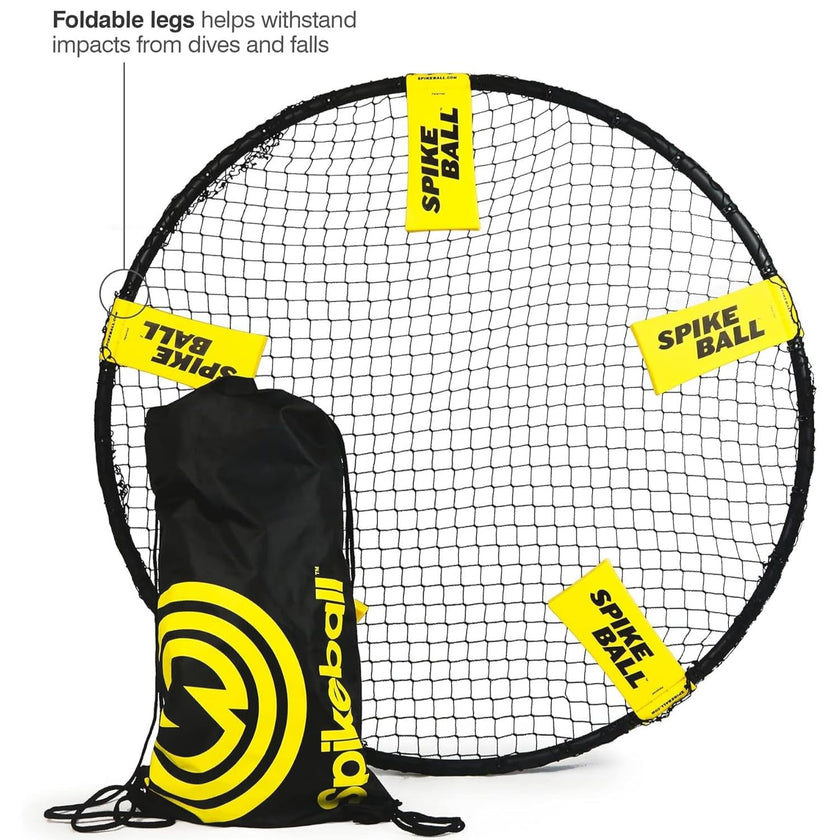 Spikeball Game Set (3 Ball Kit) - Outdoor Indoor Gift for Teens, Family - Yard, Lawn, Beach, Tailgate - Includes Playing Net, 3 Balls, Drawstring Bag, Rule Book 🍁 All In One Marketplace Canada