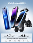 Lamicall Bike Phone Mount, Motorcycle Phone Holder - Motorcycle Bicycle Cell Phone Mount Clamp for Handlebar, Cycling Mount for iPhone 17 Pro Air, 16 Pro 15 Pro Max S25 S26+, 4.7-6.8