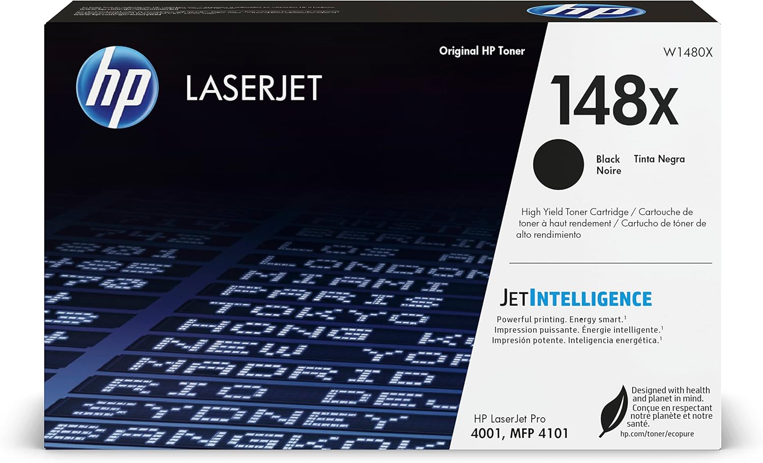 HP 148X Original LaserJet Toner Cartridge - High Yield - Black - W1480X