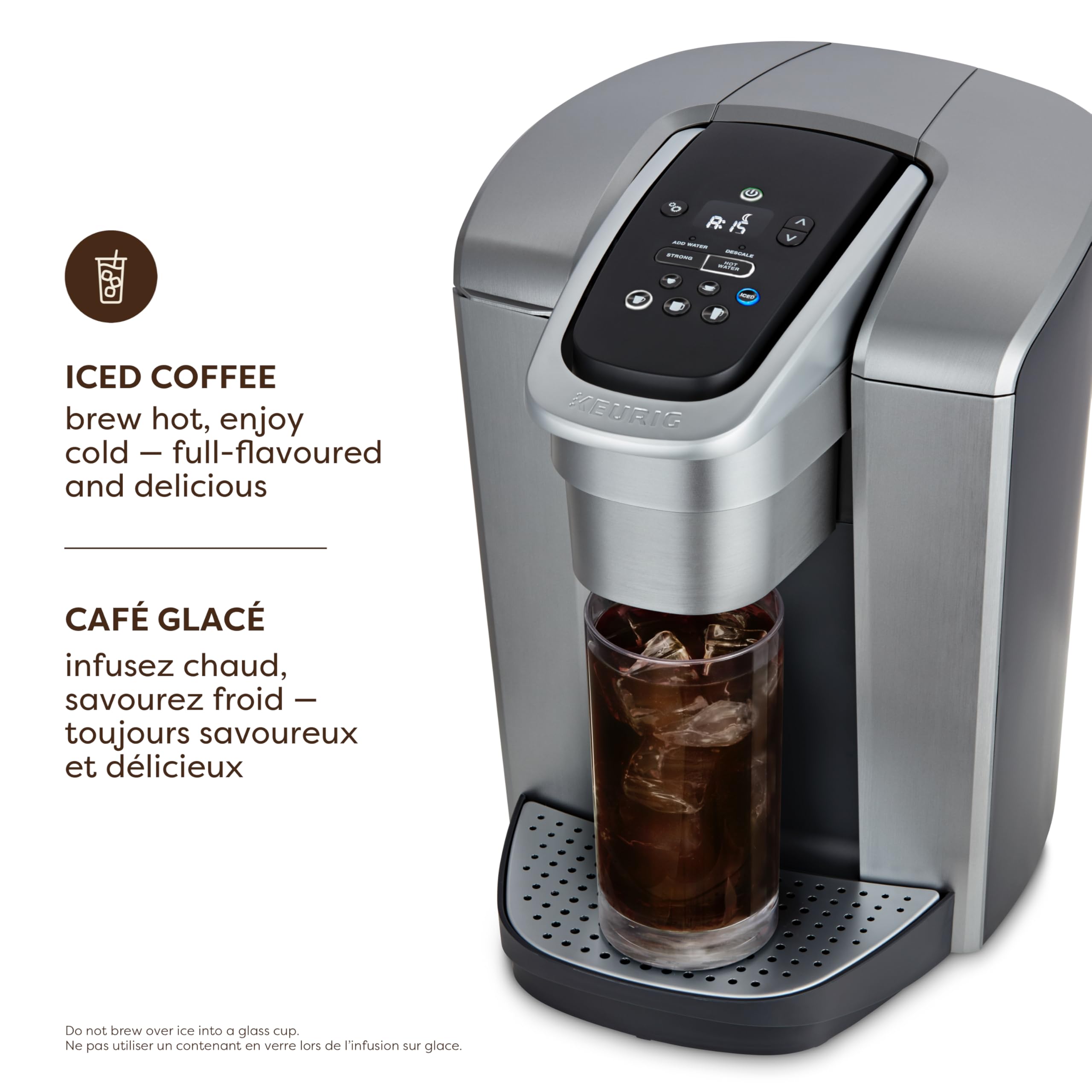Keurig K-Elite Single Serve K-Cup Pod Coffee Maker, With Iced Brew Functionality And Quiet Brew Technology, Brushed Silver 🍁 All In One Marketplace Canada