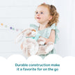 Melissa & Doug Burrow Bunny Stuffed Animal Plushie with Big Feet, Floppy Ears & Fluffy Tail, Adorable Pretend Play Toddler Toys for Girls & Boys 3+ 🍁 All In One Marketplace Canada
