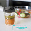 Masontops Multi Top Flip Cap Mason Jar Lid - Regular Mouth Mason Jar Pour Lids Small Mouth Mason Jar Lids Pour Spout and Flip Cap – Sip, Pour, Store & More - Leakproof Mason Jar Pour Spout Lid 2-Pack 🍁 All In One Marketplace Canada