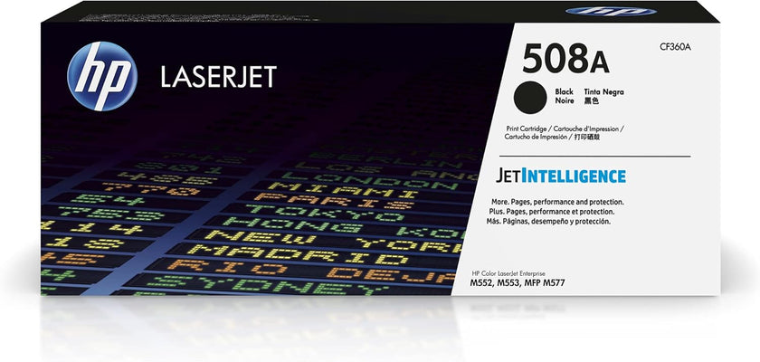 HP 508A (CF360A) Black Original LaserJet Toner Cartridge