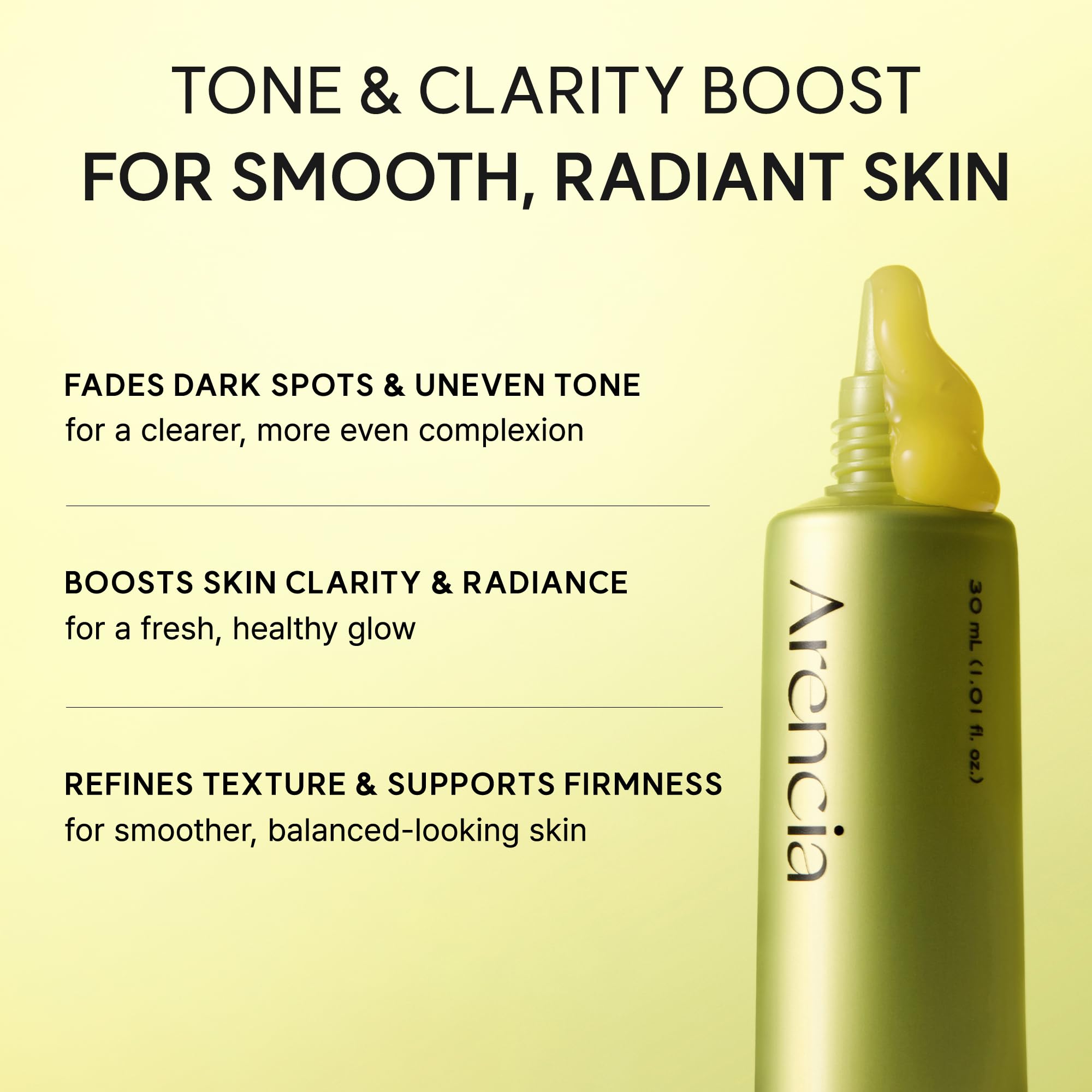 Arencia Vitamin C Booster Shot Serum with Glutathione, Niacinamide and Vitamin E for Dark Spot Care, Fine Lines & Wrinkles, Glass Skin, Korean Skincare 30ml 🍁 All In One Marketplace Canada