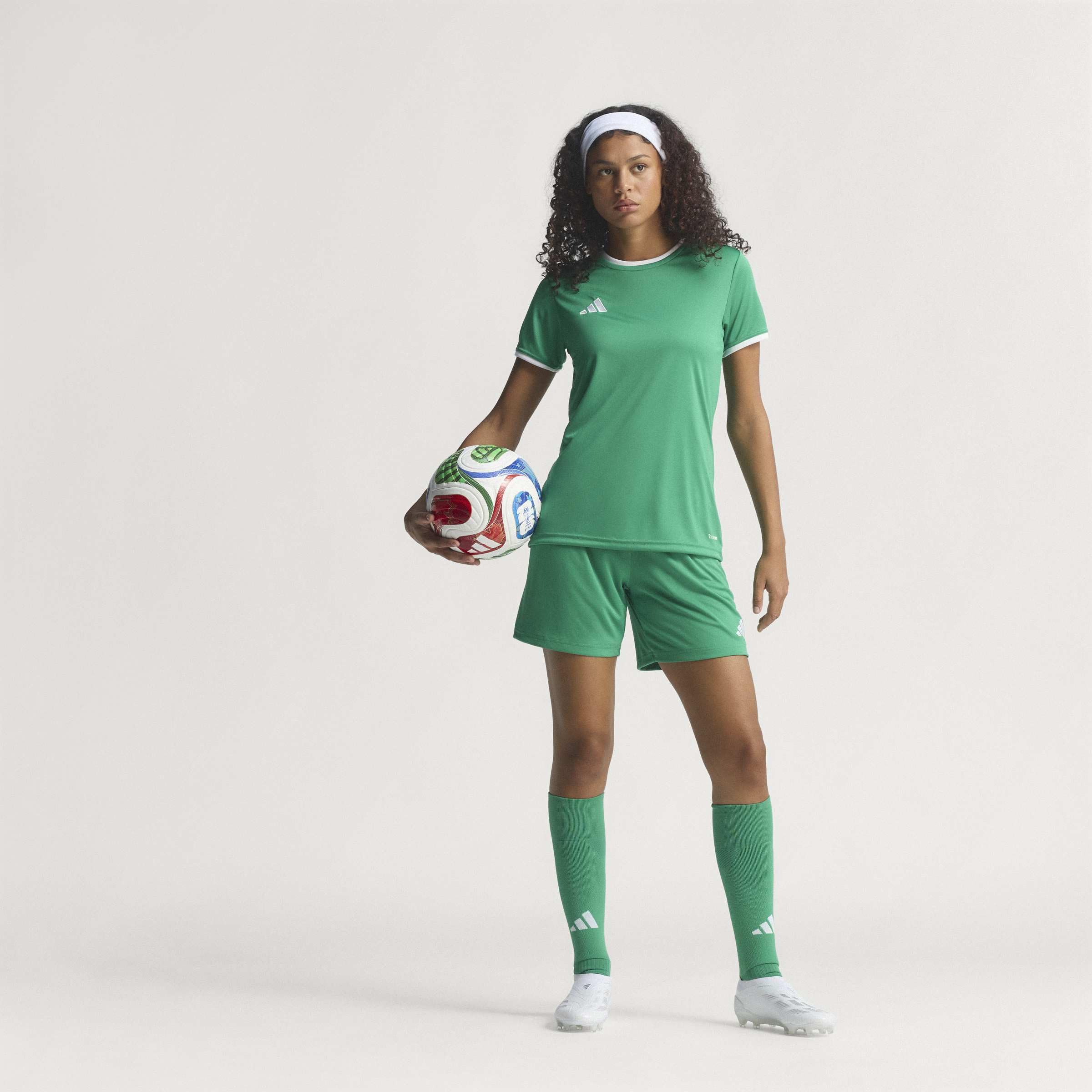 Adidas Unisex-Adult World Cup Pro Soccer Ball, White/Solar Blue/Red/Flash Lime, 5 🍁 All In One Marketplace Canada