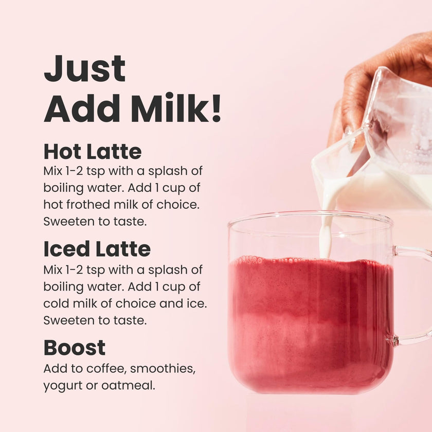 Blume Superfoods Latte - Beetroot Powder, Energy Boosting, Organic Beet Powder, Clove, Cinnamon, Ginger - Vegan, Gluten-Free - 25 Servings -Canadian Brand - As Seen on Dragons' Den 🍁 All In One Marketplace Canada