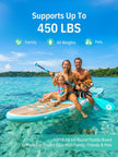 Niphean Inflatable Stand Up Paddle Board with SUP Accessories, 10'6'' All-Round Inflatable SUP, Anti-Slip EVA Deck, Inflatable Paddle Board for Adults & Youth 🍁 All In One Marketplace Canada