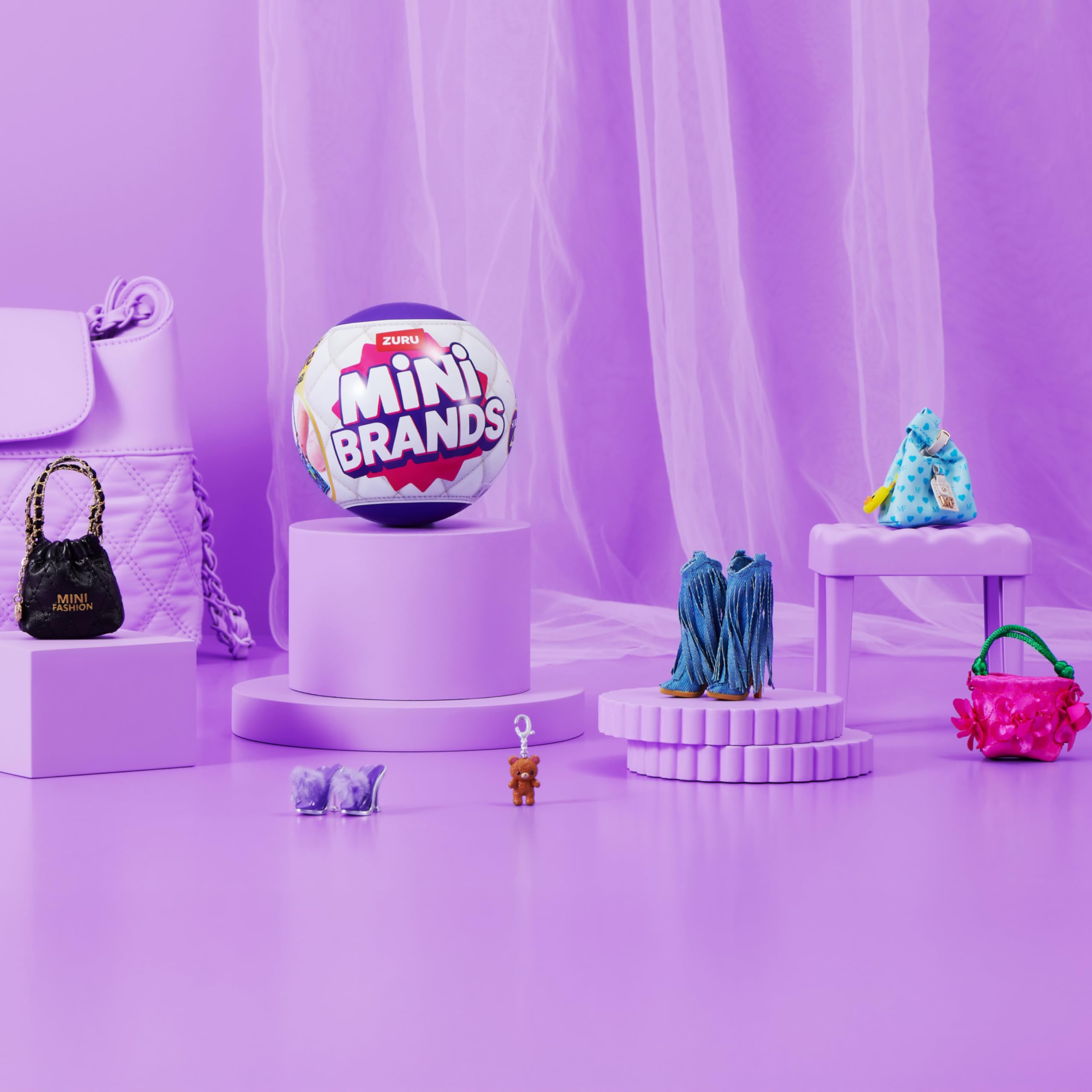 Mini Brands Fashion Series 4 2 Pack by ZURU – Novelty Unboxing Collectible Toy with 5 Mystery Mini Fashion Bags, Shoes & Accessories, 80+ Styles to Collect, Ages 3+, Kids, Teens & Adults 🍁 All In One Marketplace Canada