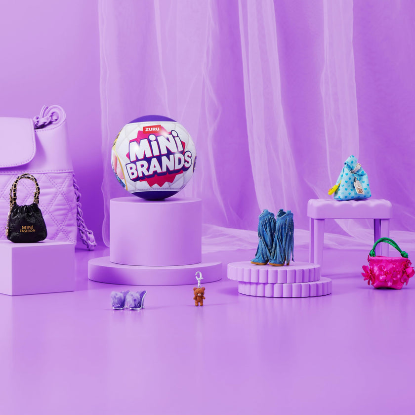 Mini Brands Fashion Series 4 2 Pack by ZURU – Novelty Unboxing Collectible Toy with 5 Mystery Mini Fashion Bags, Shoes & Accessories, 80+ Styles to Collect, Ages 3+, Kids, Teens & Adults 🍁 All In One Marketplace Canada