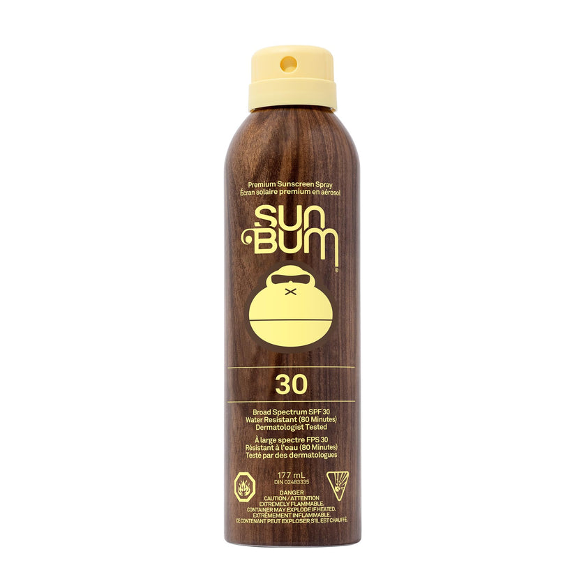 Sun Bum Original SPF 30 Sunscreen Spray - Broad Spectrum Moisturizing UVA/UVB Protection with Vitamin E - Vegan & Oxybenzone/Octinoxate Free - 177ml 🍁 All In One Marketplace Canada