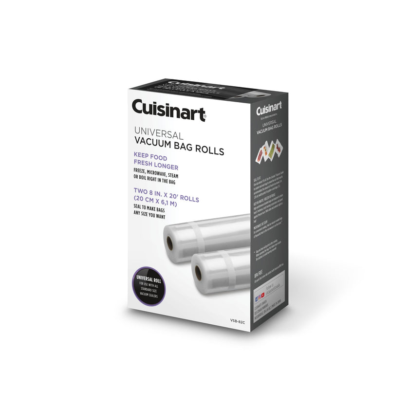 Cuisinart Universal Vacuum Food Saver Sealer Bags 2-Pack 8