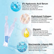 5% Hyaluronic Acid Serum Ultra Moisturizing & Elastic Skin - Wake Nature Perfection Hyaluronic Acid - Anti-Aging Serum for Face Single-Use Vials Skincare - Repair Sensitive Skin (1.5 ml)*30 🍁 All In One Marketplace Canada
