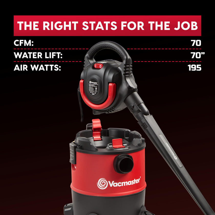 Vacmaster VBVB611PF 1101 6 Gal 5 Peak HP Wet/Dry Vac w. Detachable Blower 🍁 All In One Marketplace Canada