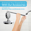 SparkPod Shower Head - High Pressure Rain - Premium Quality Luxury Design - 1-Min Install - Easy Clean Adjustable Replacement for Your Bathroom Shower Heads (Luxury Polished Chrome, 6 Inch Round) 🍁 All In One Marketplace Canada