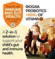 BioGaia Probiotic Junior Immune & Gut Health Tablets | New Format | Probiotic + 800 IU of Vit. D | 30-Day Supply/Chewable Tablets | For kids & Teens | Eases constipation | Helps maintain immune function | Development of bones and teeth | Prevent episodes
