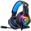 Ozeino Gaming Headset for Ps5 Ps4 PC, Over Ear Gaming Headphones with Noise Cancelling Microphone RGB Light, Deep Bass Stereo Sound Headset for Xbox Series X/S, Switch, Laptop, Mac, Phone 🍁 All In One Marketplace Canada