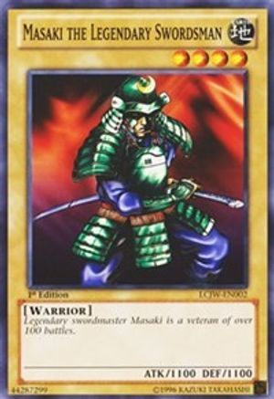 Masaki the Legendary Swordsman (LCJW-EN002) - Legendary Collection 4: Joey's World 1st Edition