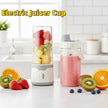 Rechargeable Electric Juicer Cup – Portable USB Blender with 6-Blade & Double Cup | 500ML