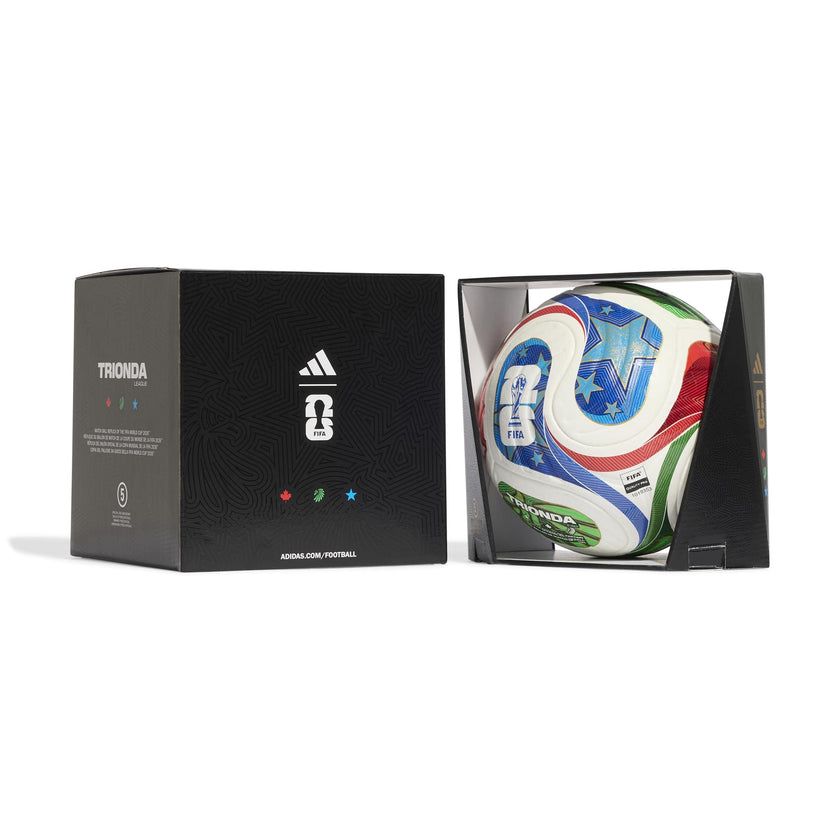 Adidas Unisex-Adult World Cup Pro Soccer Ball, White/Solar Blue/Red/Flash Lime, 5 🍁 All In One Marketplace Canada