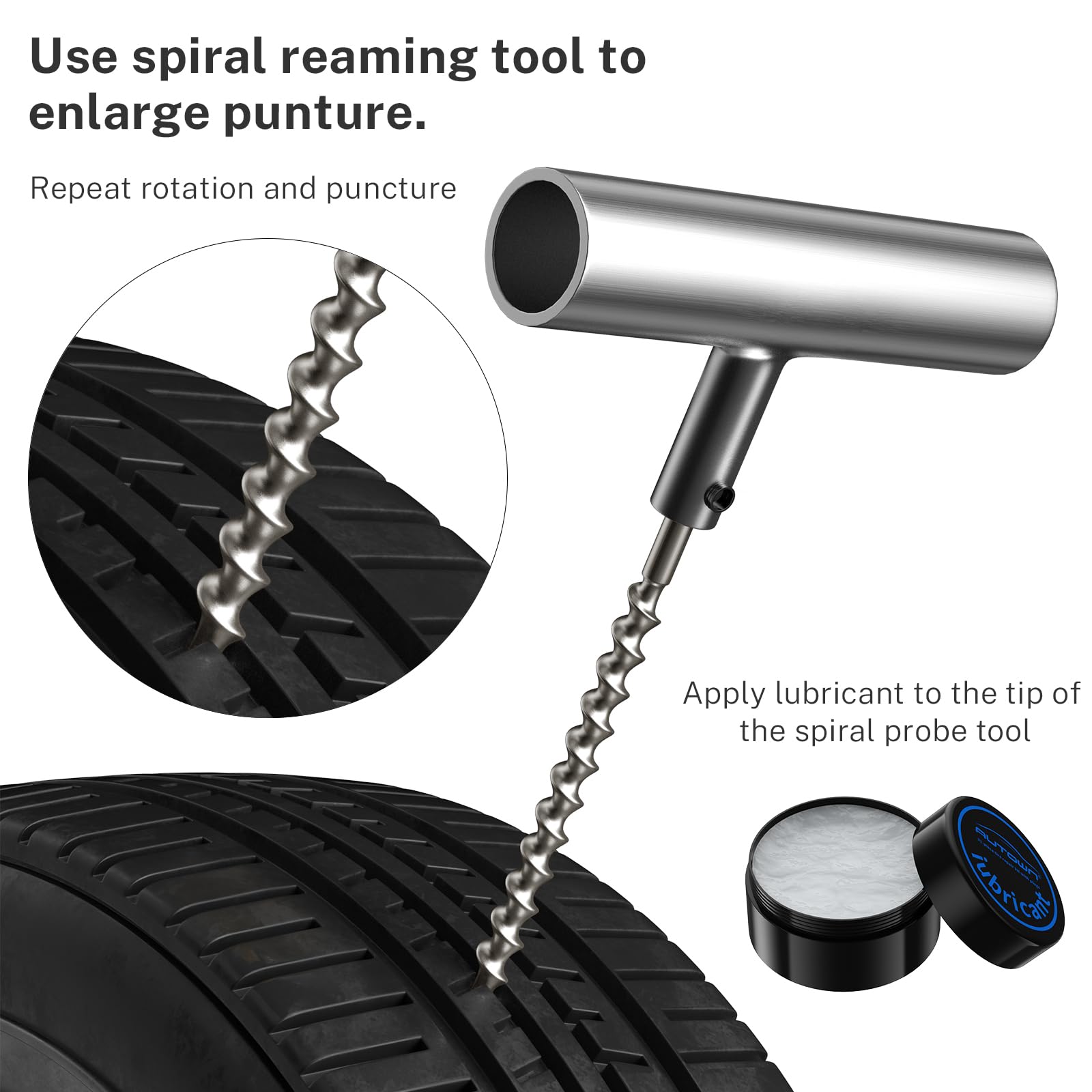 AUTOWN Flat Tire Repair Kit with Plugs 31 Pcs for Car, Motorcycle, ATV, Jeep, Truck, Tractor Flat Tire Puncture Repair 🍁 All In One Marketplace Canada