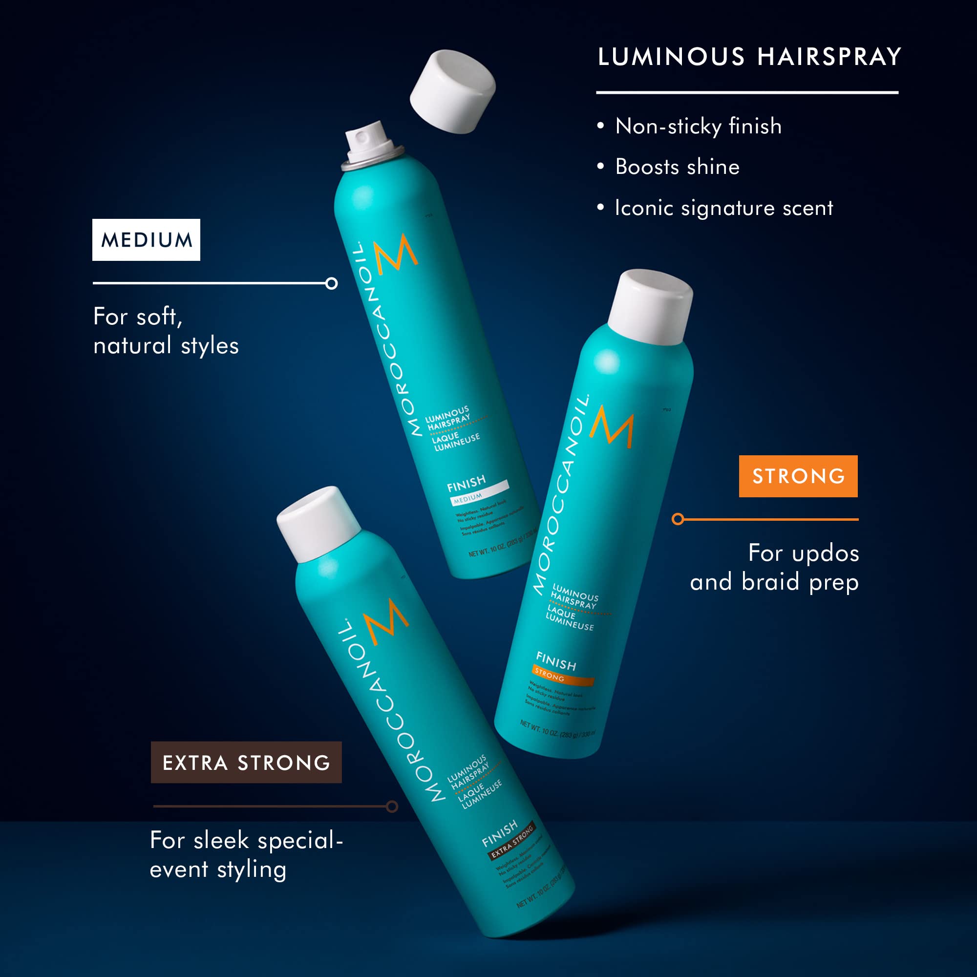 Moroccanoil Luminous Hairspray Strong, 10 Fl Oz 🍁 All In One Marketplace Canada