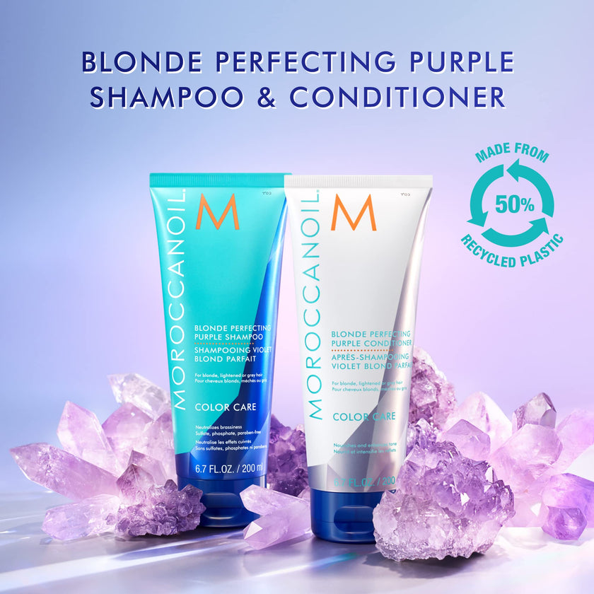 Moroccanoil Blonde Perfecting Purple Shampoo 6.7 fl. oz. 🍁 All In One Marketplace Canada