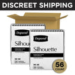 Depend Silhouette Adult Incontinence Underwear for Women, Maximum Absorbency, Medium, Pink, 56 Count (2 Packs of 28) 🍁 All In One Marketplace Canada