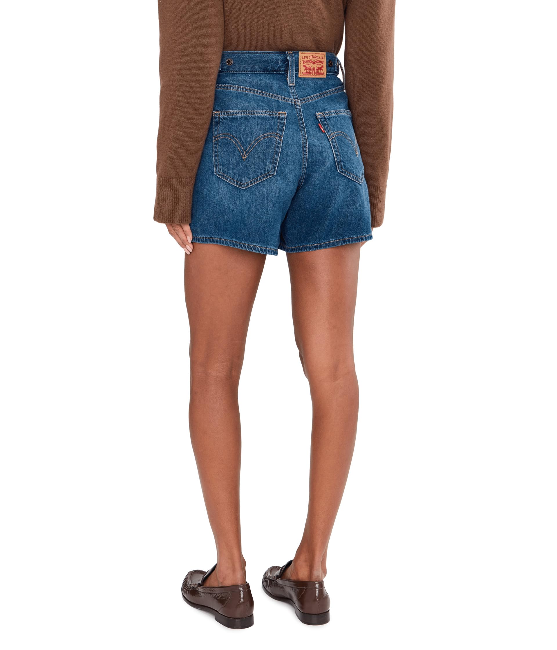 Levi's Womens Cinch Mid-Thigh Short, (New) Kiss Goodbye (Lightweight) (Non-Stretch), 25 🍁 All In One Marketplace Canada
