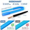 PetOde 2 Pieces Dryer Vent Cleaning Kit, Dryer Vent Cleaner Lint Vacuum Attachment Compatible with Most Vacuum Cleaner and Flexible Dryer Lint Brush, Stretch Universal Connector Lint Remover, Blue 🍁 All In One Marketplace Canada