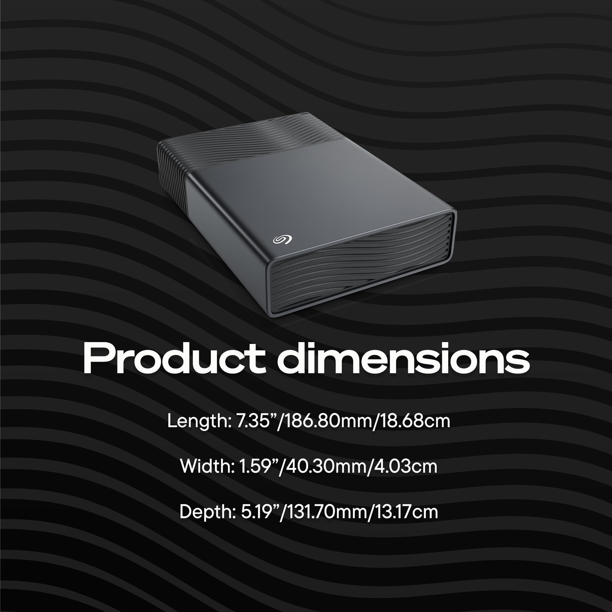 Seagate One Touch 8TB External Hard Drive Desktop HDD - USB-C Compatible with Most Windows and macOS, Rescue Recovery (STNB8000400) 🍁 All In One Marketplace Canada