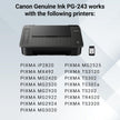 Canon PG-243 Black Ink Cartridge Compatible to Printer iP2820 MX492, MG2420, MG2520, MG2920, MG2922, MG2924 MG3020, MG2525, TS3120, TS302, TS202 and TR4520 🍁 All In One Marketplace Canada