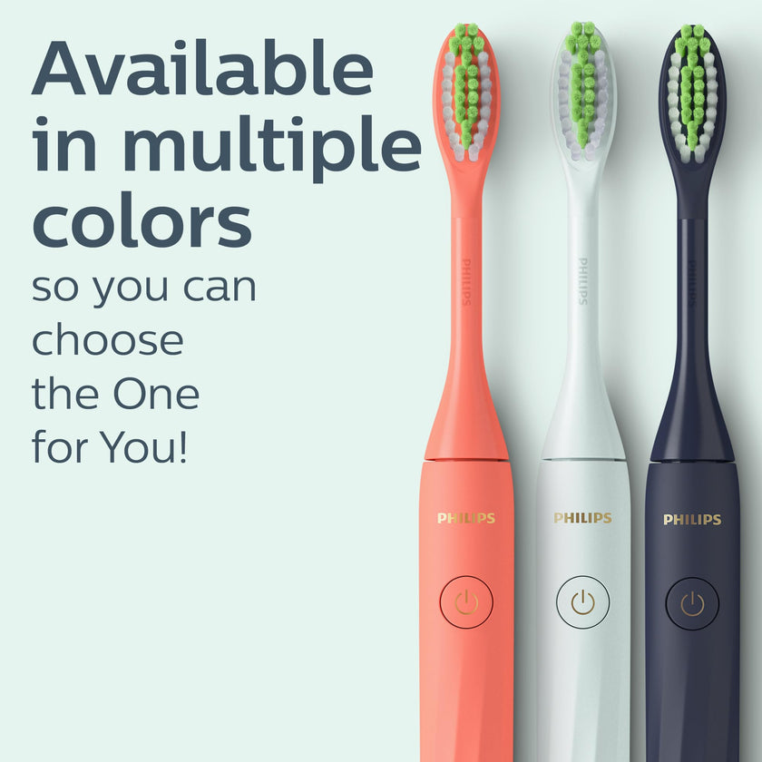 PHILIPS One By Sonicare Battery Toothbrush, Mint, Hy1100/03, 1 Count 🍁 All In One Marketplace Canada